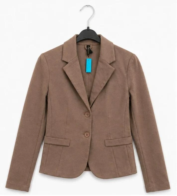 Blazer Imperial marron cintré femme - Taille L - Style chic